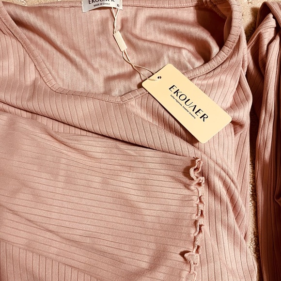 Women's Dusty Rose Loungewear Set - Picture 2 of 3